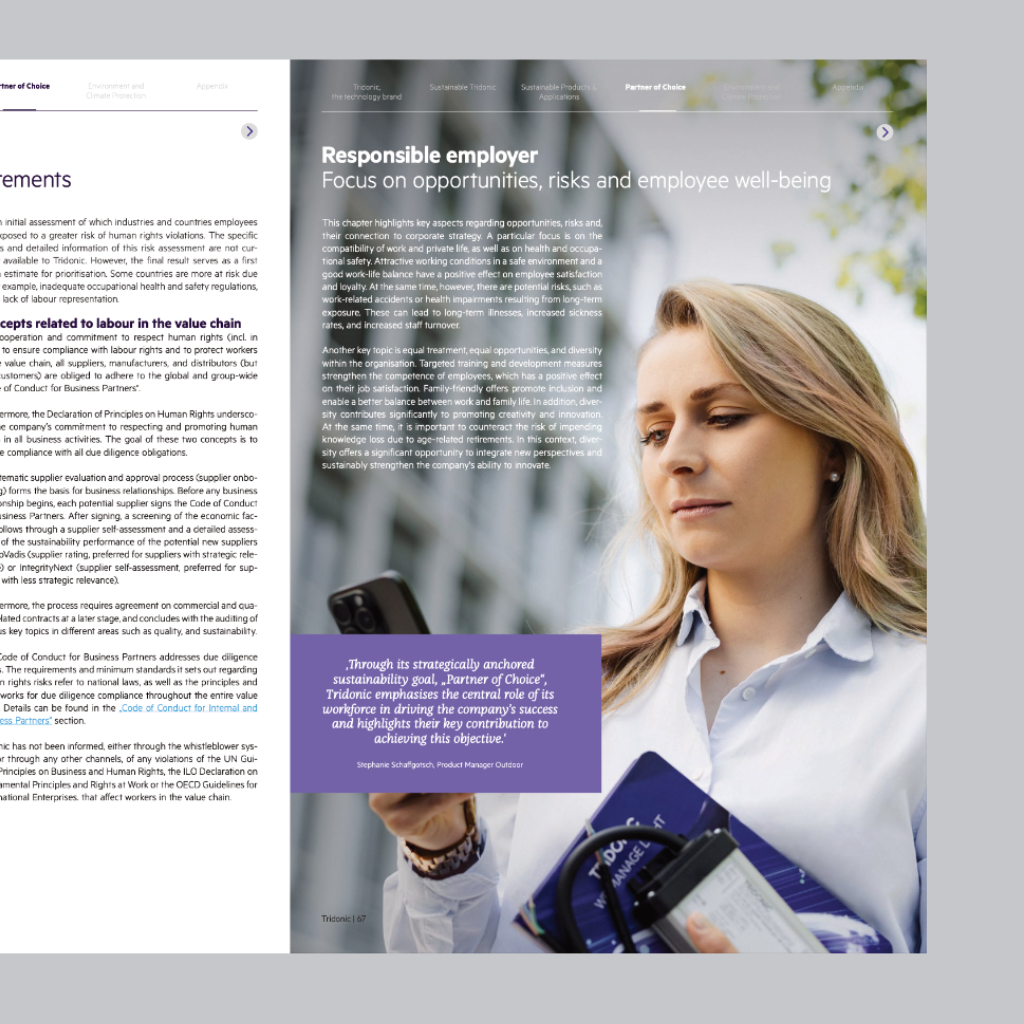 Nachhaltigkeitsbericht